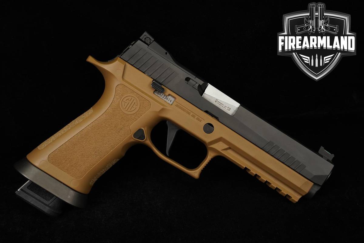Sig Sauer P320 X-Five 9mm 5" Two-Tone FDE P-320 X5 +4 MAGS & ORIG CASE