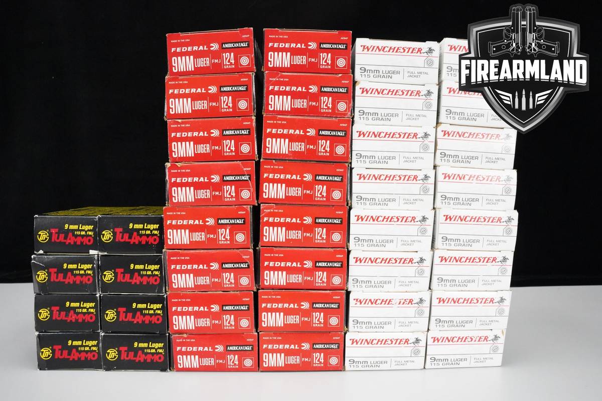 9mm Ammo 9mm Ammunition 2000 ROUNDS