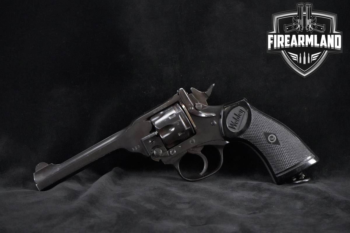 1950s Webley & Scott Mark IV 38/200 5" Blued Webley-Scott-MKIV MK4 Mark-4