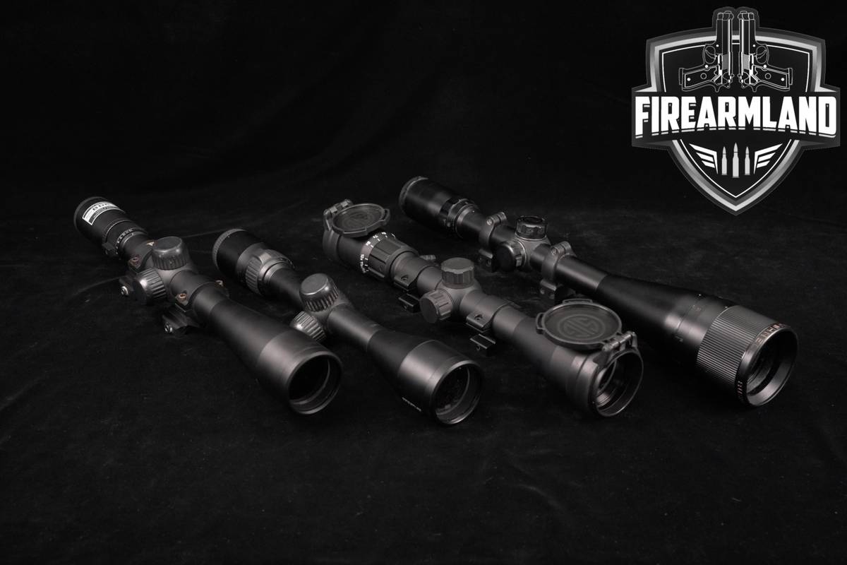 Four Scope Lot Hunting 4 Pack Nikon Bushnell Sig Sauer Riflescope Scopes