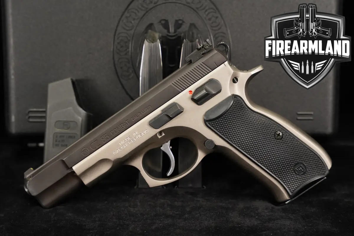 CZ 85 Combat 9mm 4.7 Two-Tone CZ85 +3 MAGS