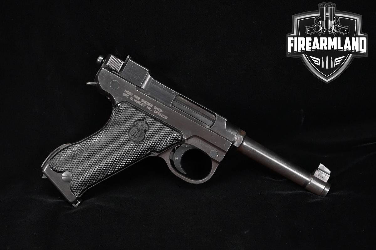 Husqvarna Pistol Danish Police M/40-S 9mm 4.72" Blued M40S