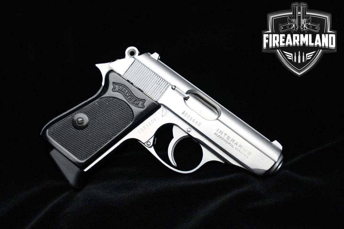 1988 Walther Interarms PPK/s Stainless 380 ACP 3.3" PPK/s Walther + 2MAGS