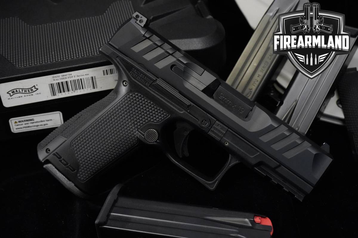 Walther PDP-F F-Series Optic Ready 9mm 4" Walther-PDP-F +4 MAGS & ORIG CASE