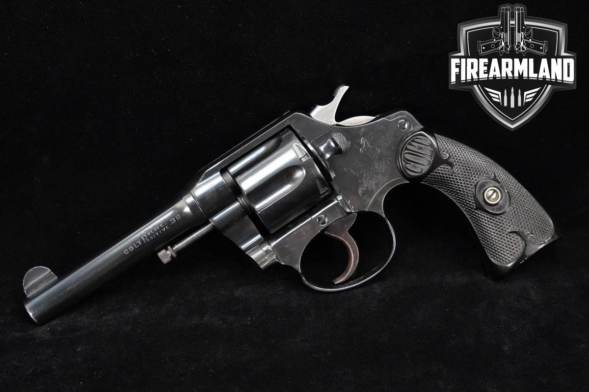 ANTIQUE 1920 Colt Police Positive 38-S&W 4" Blued DA/SA