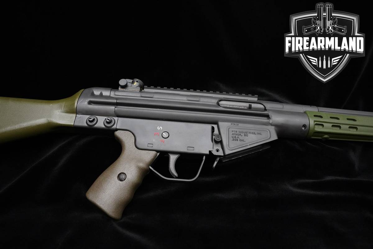 PTR Industries PTR 91 GI 308 NATO 18" Black Powder Coat Black Rifle 2MAGS