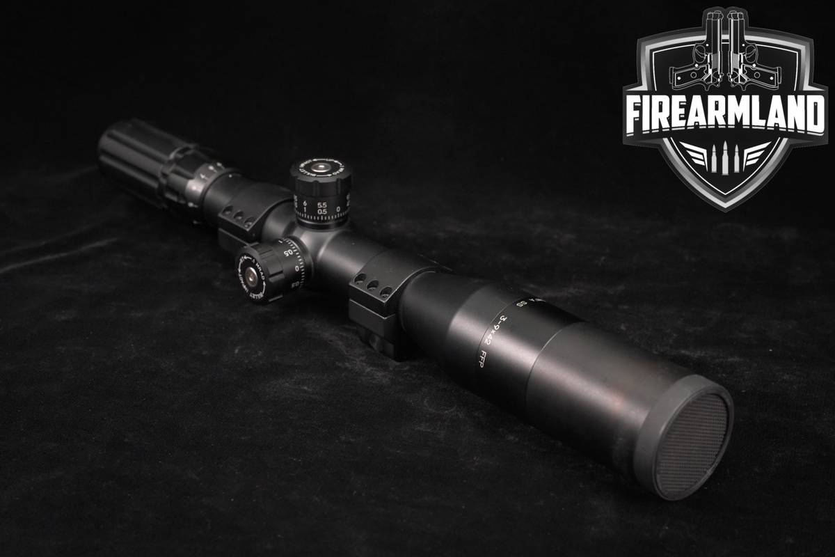 SWFA SS HD 3-9x42 FFP 30mm Tube Size MIL-QUAD Reticle MRAD Scope