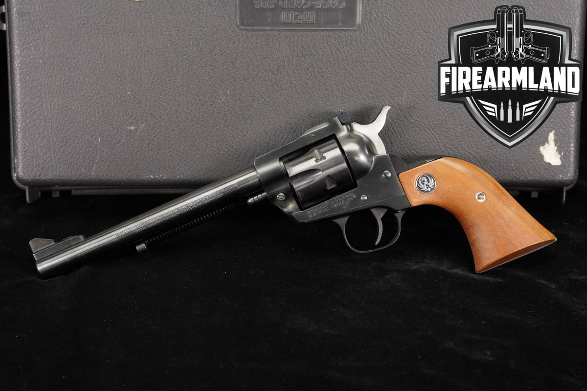 1987 Ruger New Model Single-Six SSM 32 H&R Magnum 6.5" Single6 +ORIG CASE