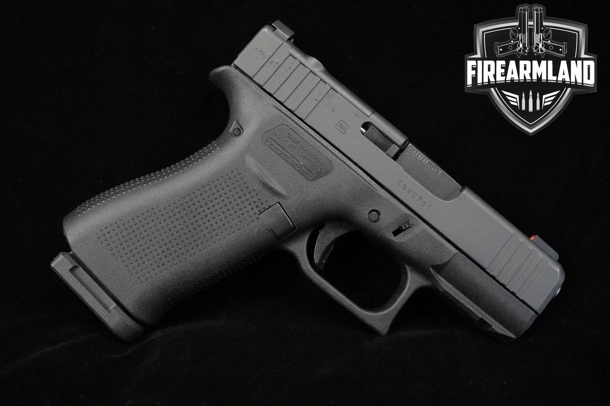 Glock 43X MOS 9mm AmeriGlo Night Sights Glock G-43X OPTIC READY ORIG CASE