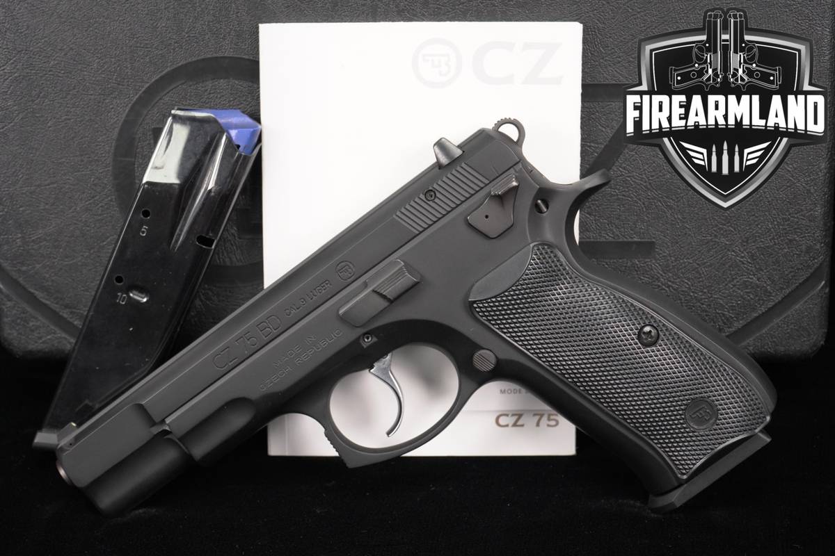 CZ 75 BD 9mm 4.6" CZ75 +2 MAGS & ORIG CASE