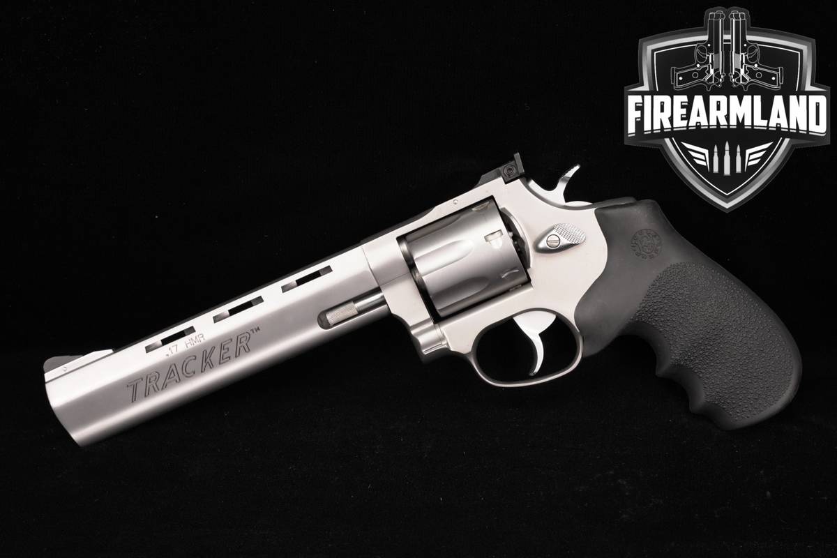Taurus Model 17 Tracker 17HMR 6.5" Stainless DA/SA M17 VENT-RIB