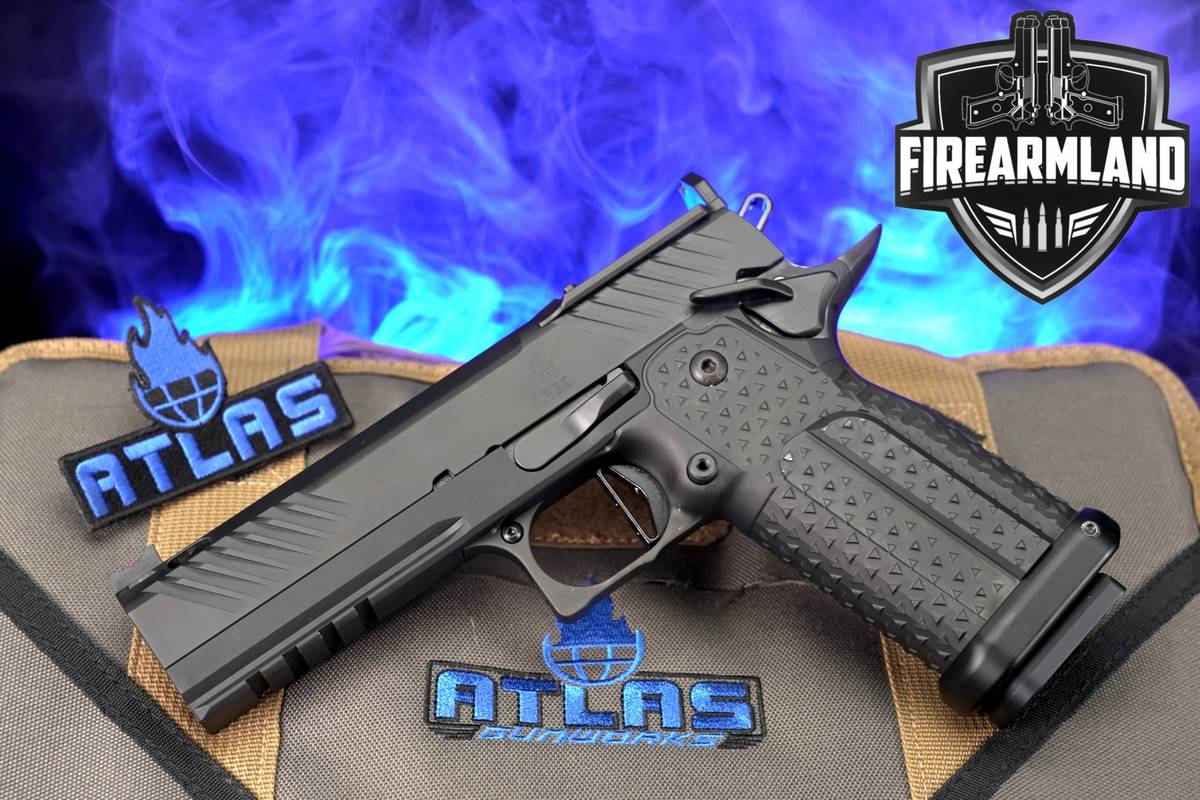Atlas Gunworks Ares 9mm 1911 4.25" 2011 Bull Barrel Optic-Ready +ORIG CASE