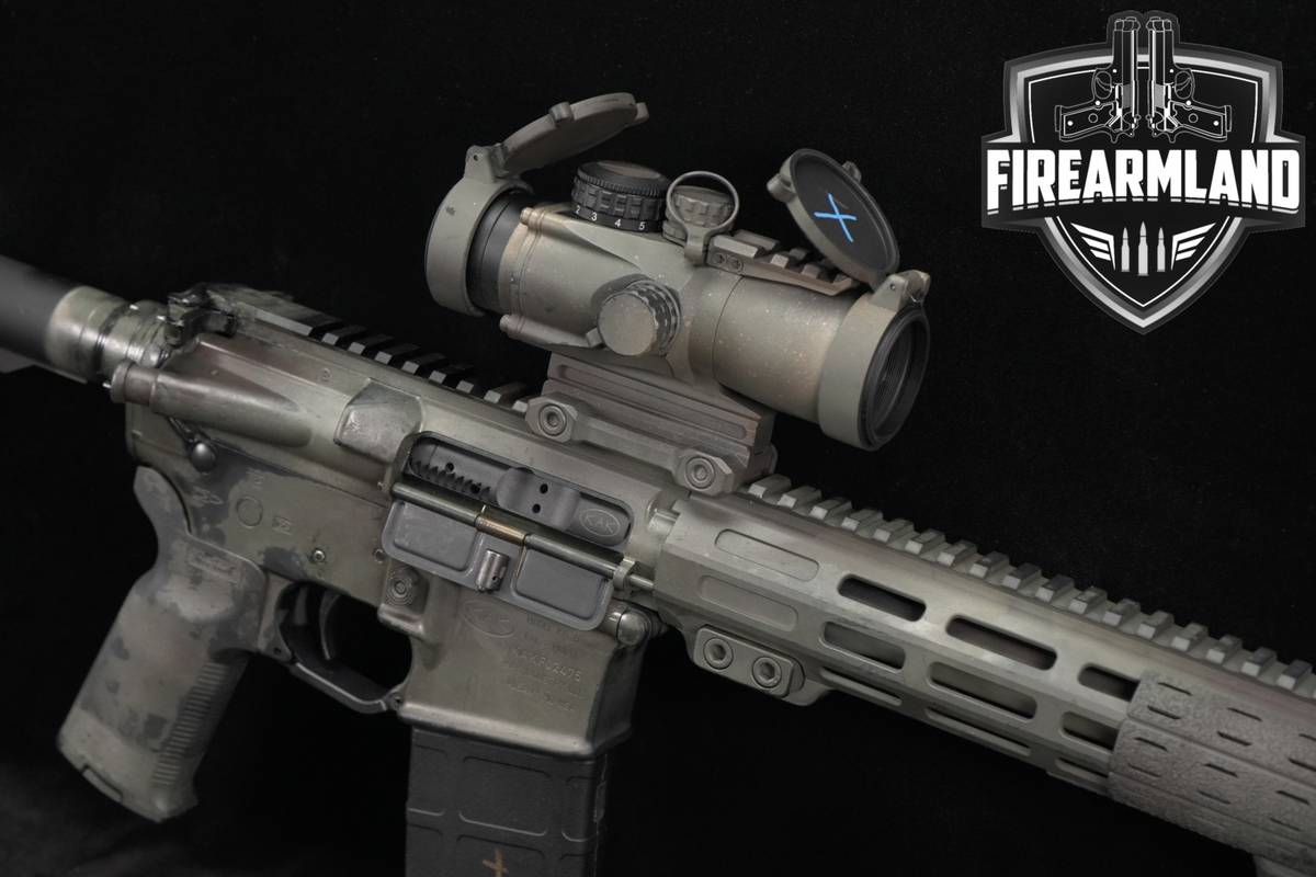 KAK Industries KF-15 5.56 NATO AR15 16 Gray & Earth-Tone KF15 +PRISM SCOPE