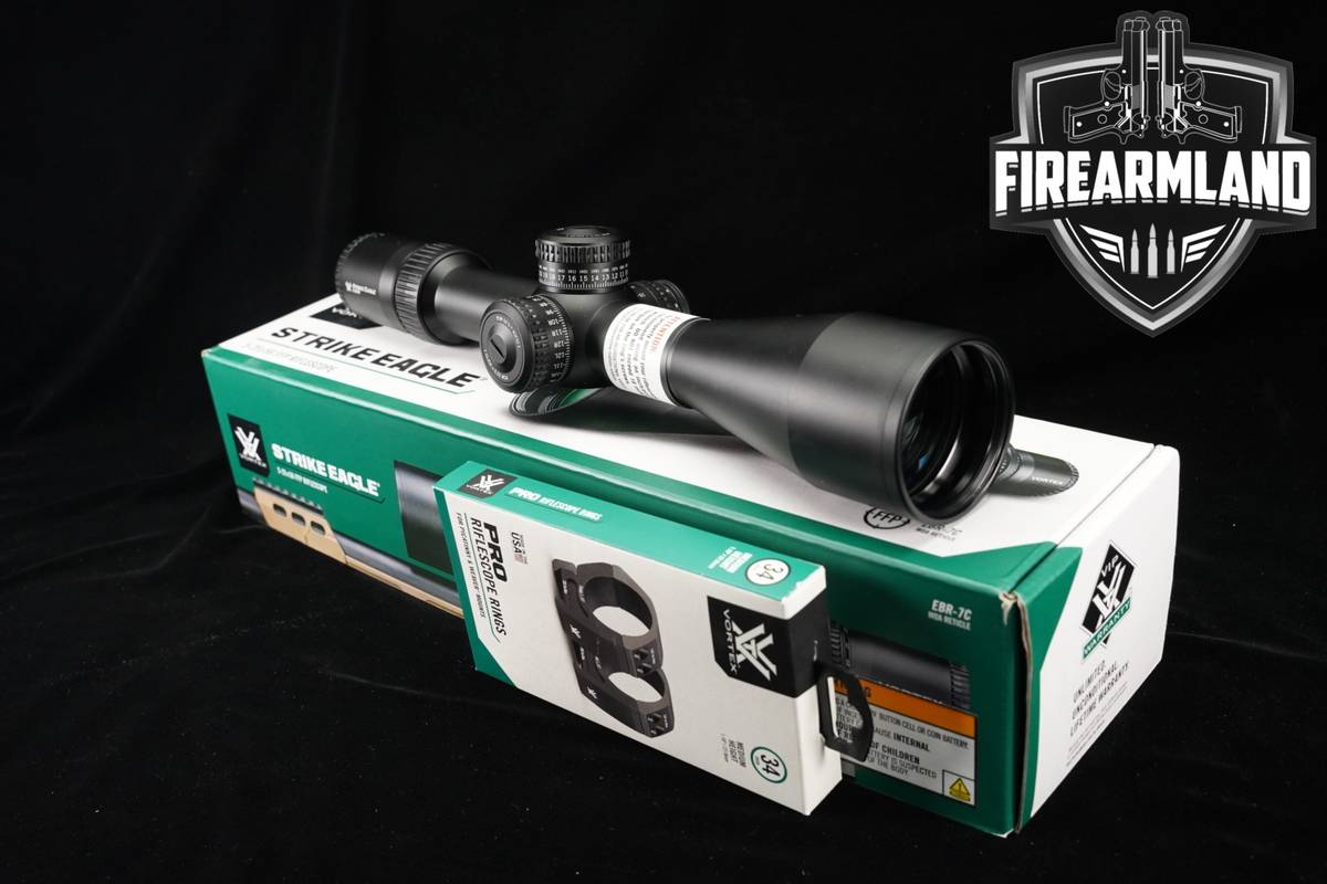 Vortex Optics Strike Eagle 5-25x56mm FFP EBR-7C MOA Reticle 34mm Tube Scope