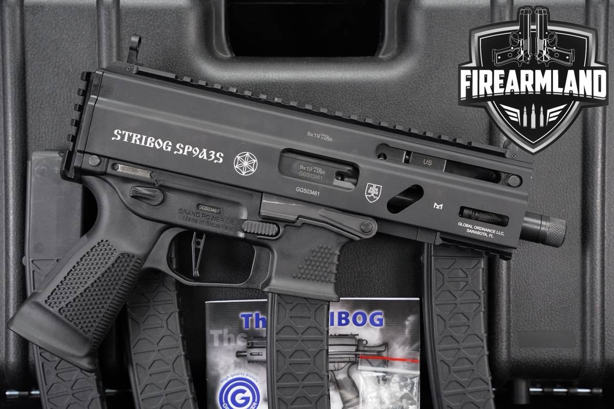 Grand Power Stribog SP9 A3S 9mm 5.5" PDW Roller-Delayed +4 MAGS & ORIG CASE