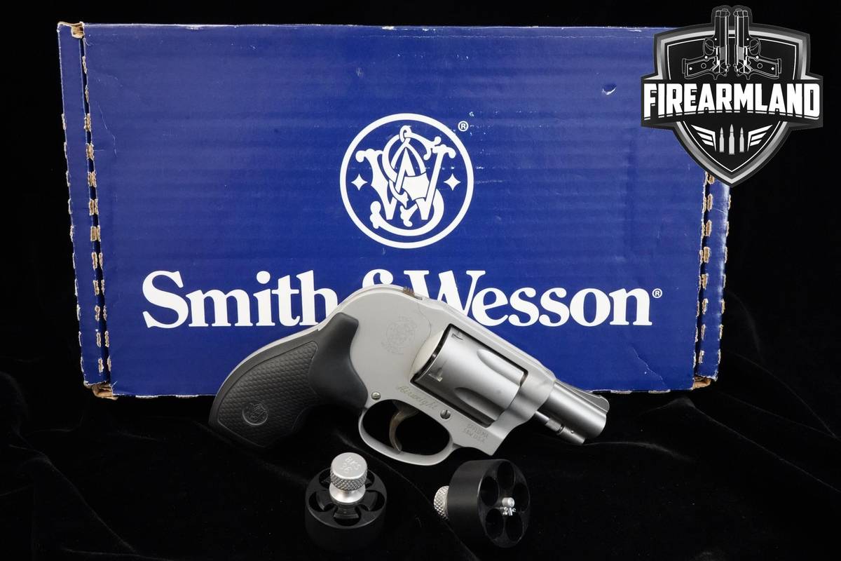 Smith & Wesson (S&W) Model 638-3 38 Special 1.87" Silver S&W 638-3 ORIG BOX