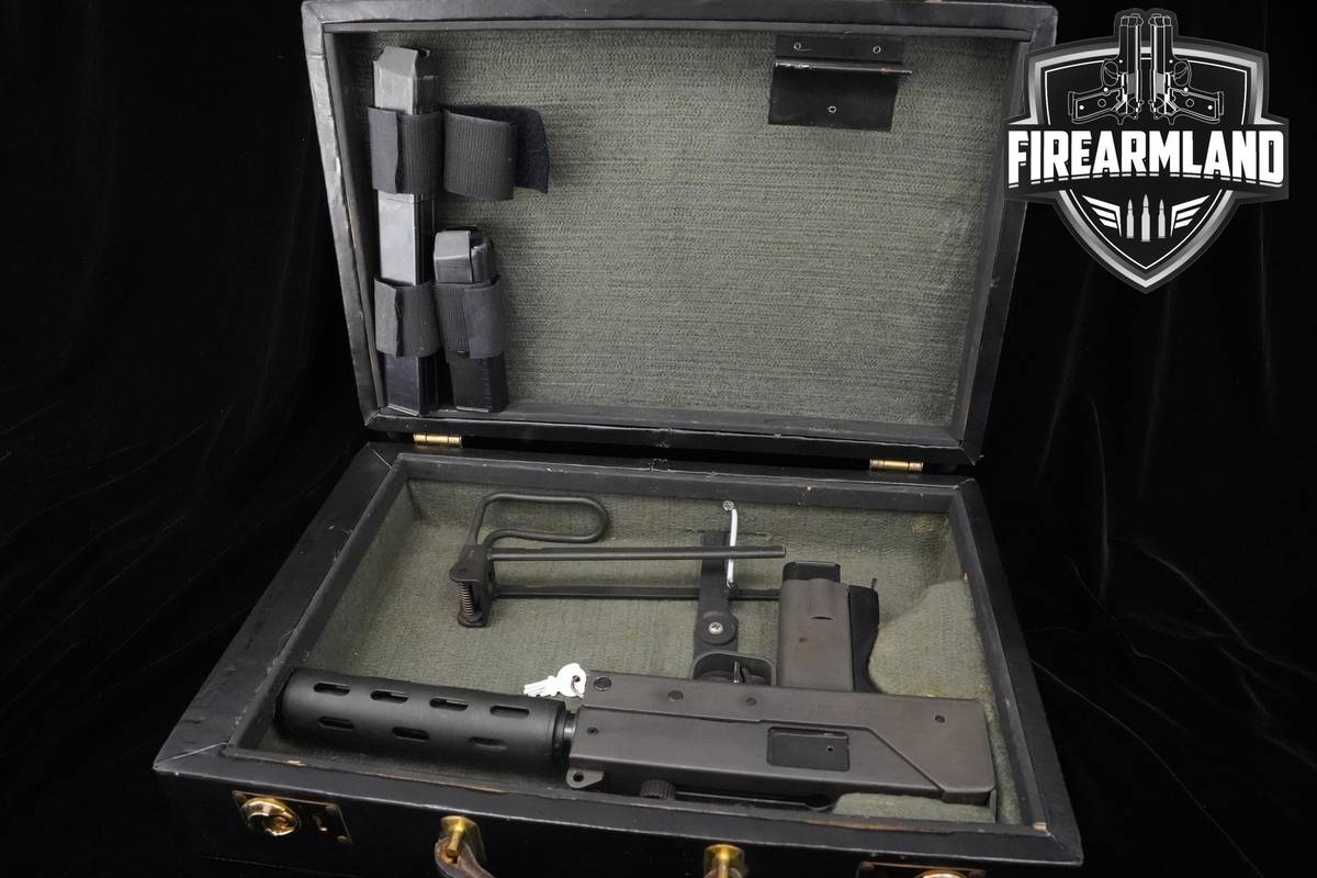 FULL-AUTO! Ingram Powder Springs MAC-10 w/OPERATIONAL BRIEFCASE .45-ACP M10