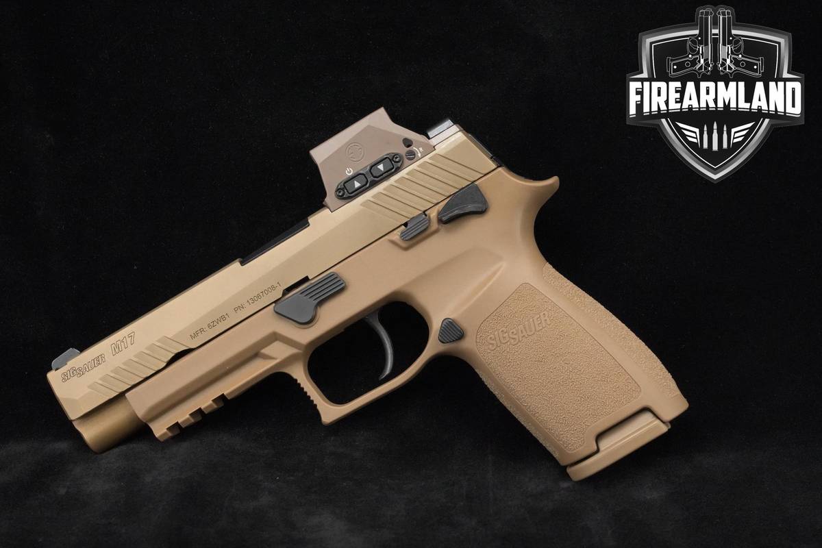 Sig Sauer M17X 9mm 4.7" Coyote PVD Sig-Sauer M17X M17-X P320 M-17 ORIG BOX