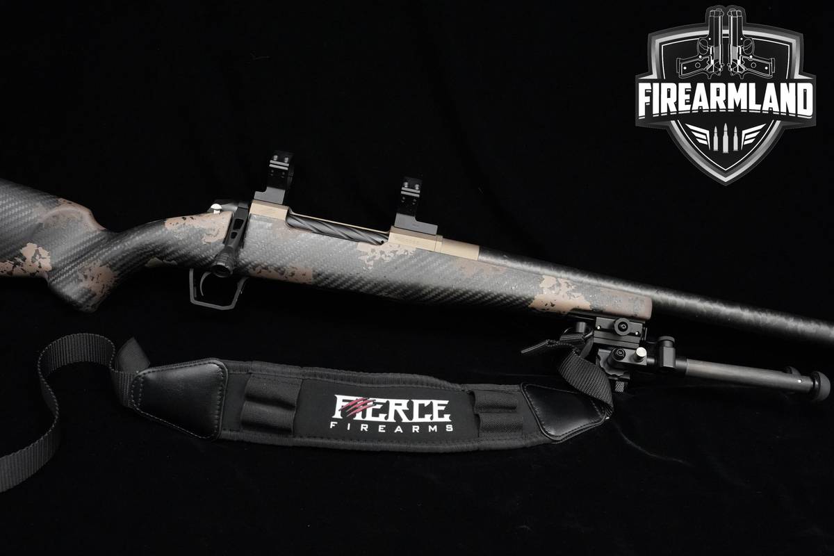 LIKE-NEW Fierce Firearms CT Rogue Titanium 280 Ackley Imp 22" Tan CT-Rogue