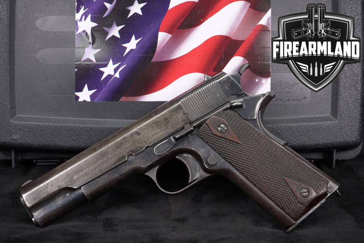 WW1-ERA! 1914 Colt M1911 U.S Army 45 ACP 1911 5" Blued +2 MAGS