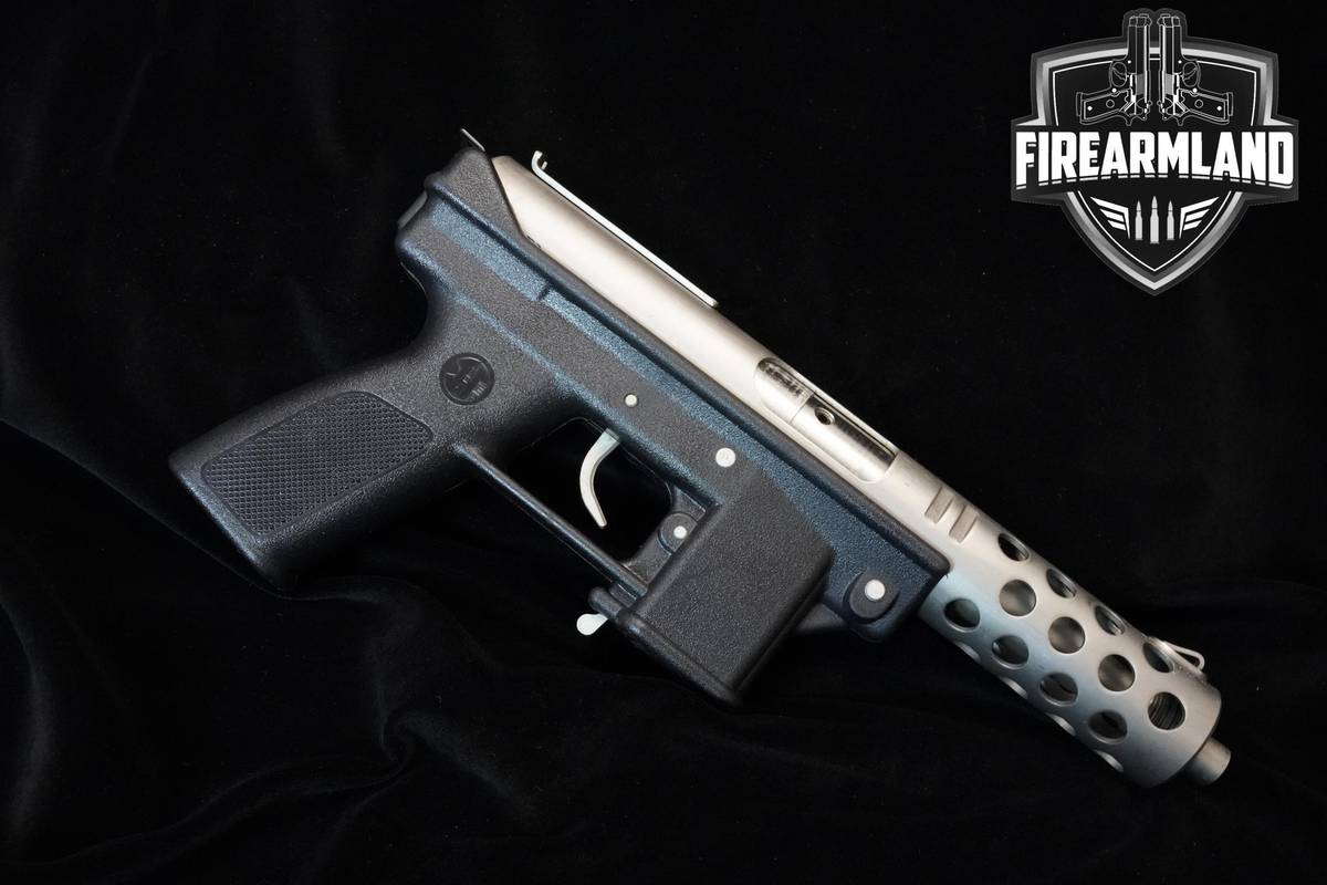 1990-1994 Intratec TEC-DC9 9mm 5" Matte Silver Intratec DC-9
