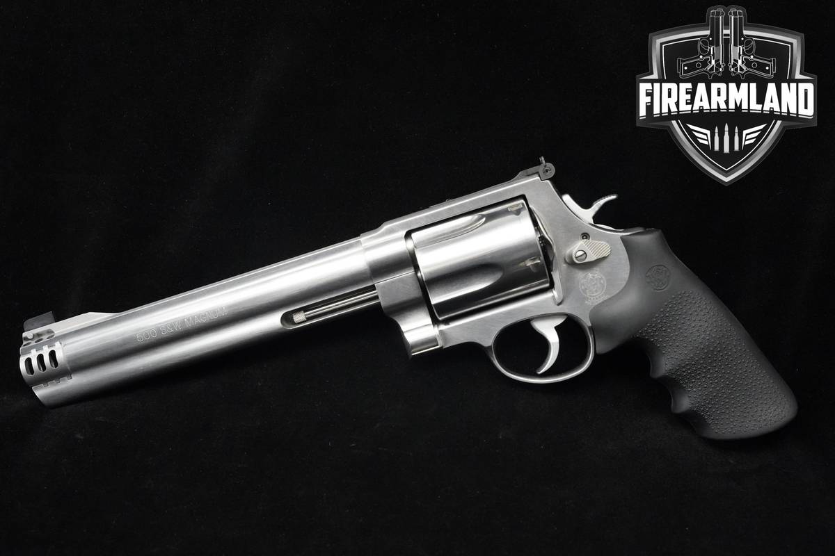 Smith & Wesson (S&W) Model 500 8.38" Stainless S&W-500-Magnum +ORIG CASE