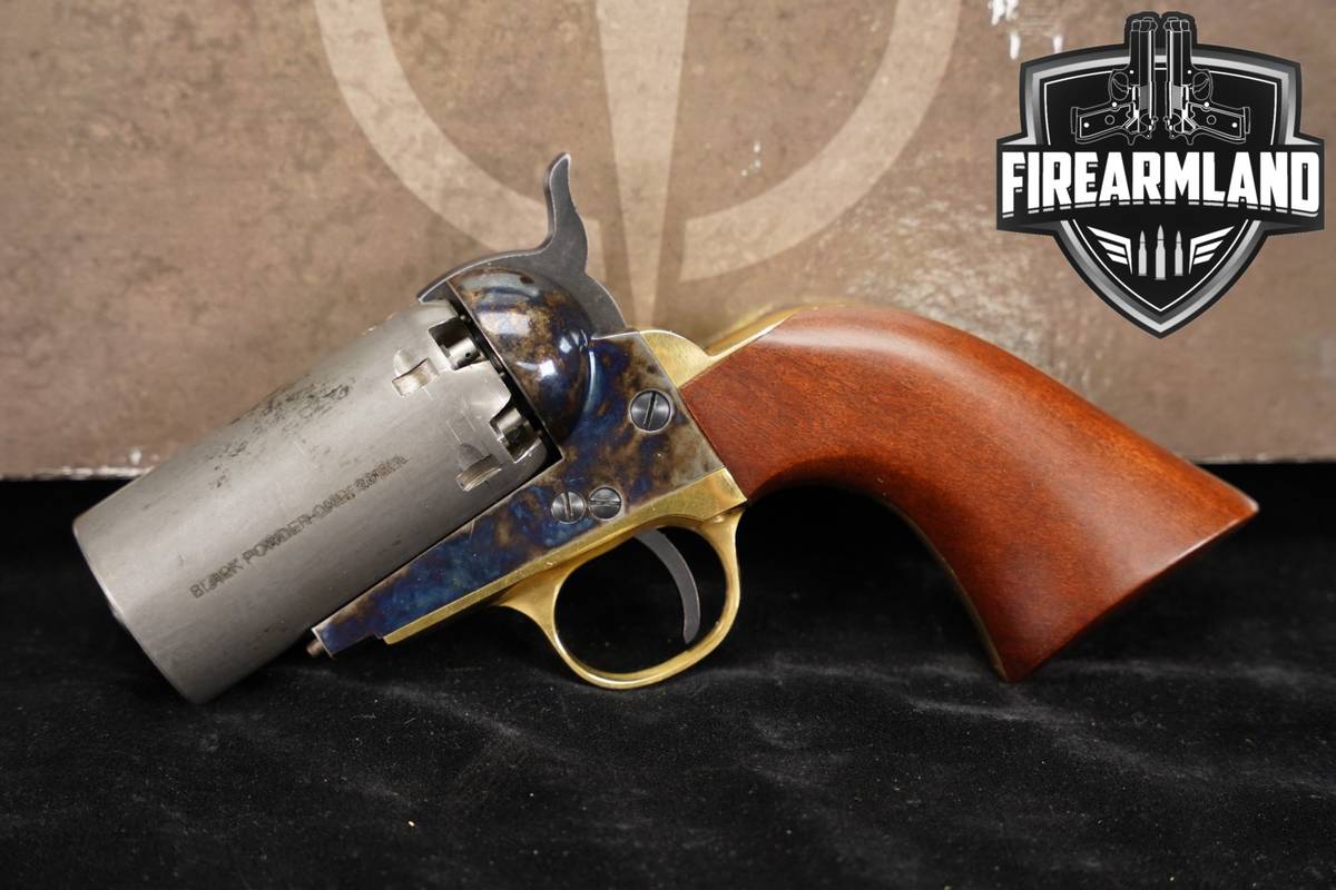 F.lli Pietta 1851 Navy Yank Pepperbox 36 Black Powder Flli ITALY +ORIG BOX
