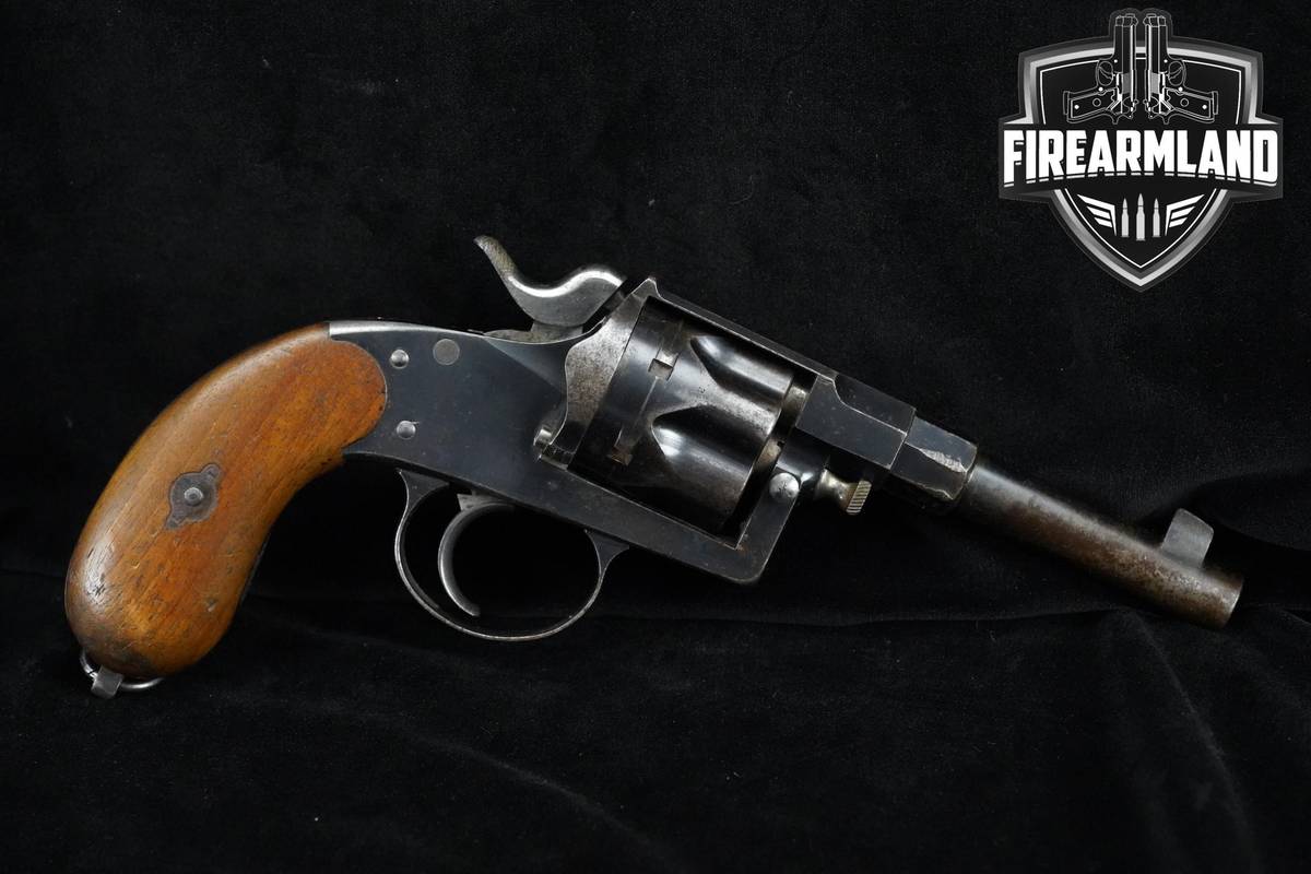 1896 Erfurt Model 1883 Reichsrevolver 10.6x25R 4.6" UNIT-MARKED