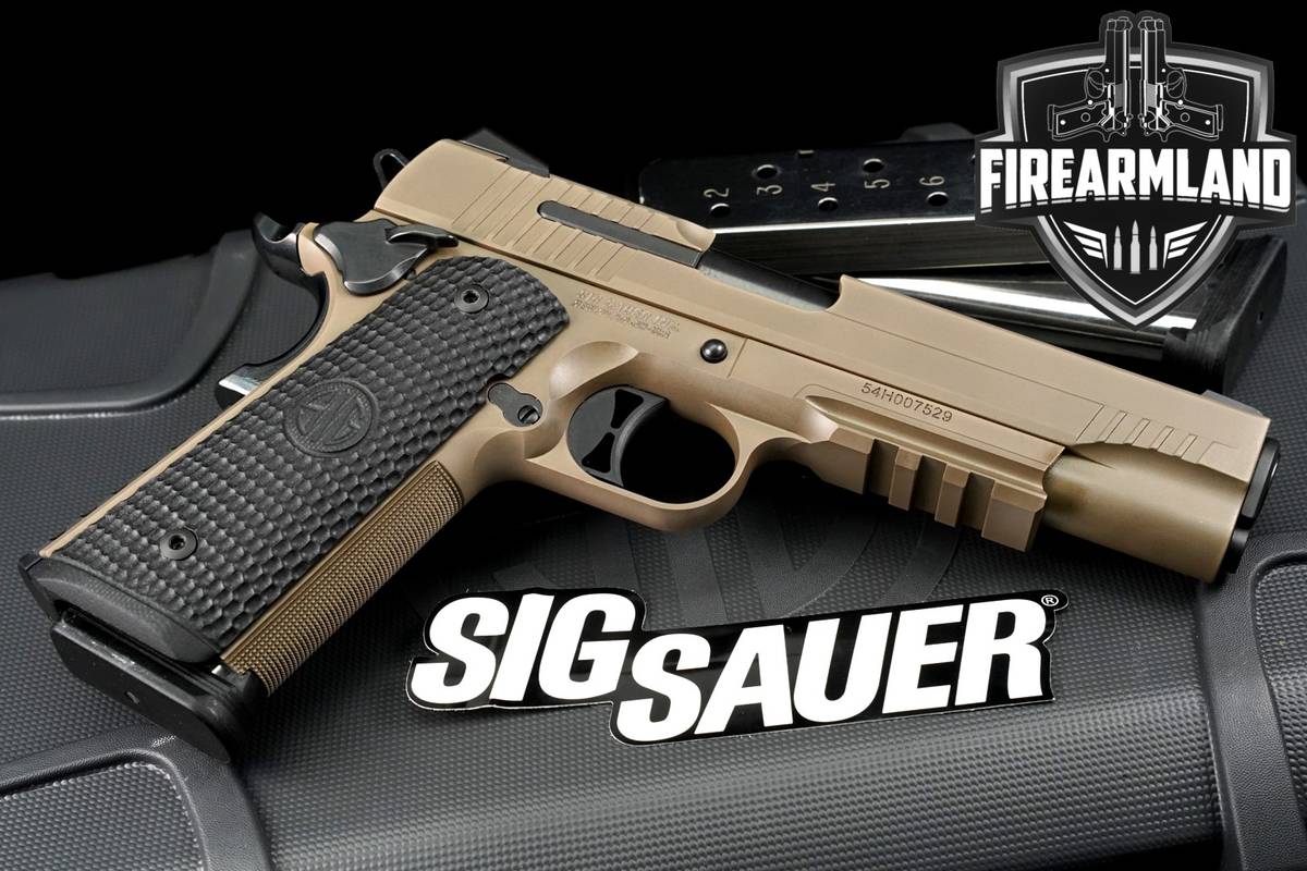 Sig Sauer 1911 Emperor Scorpion 45 ACP 5" FDE Duty +3 MAGS & ORIG CASE