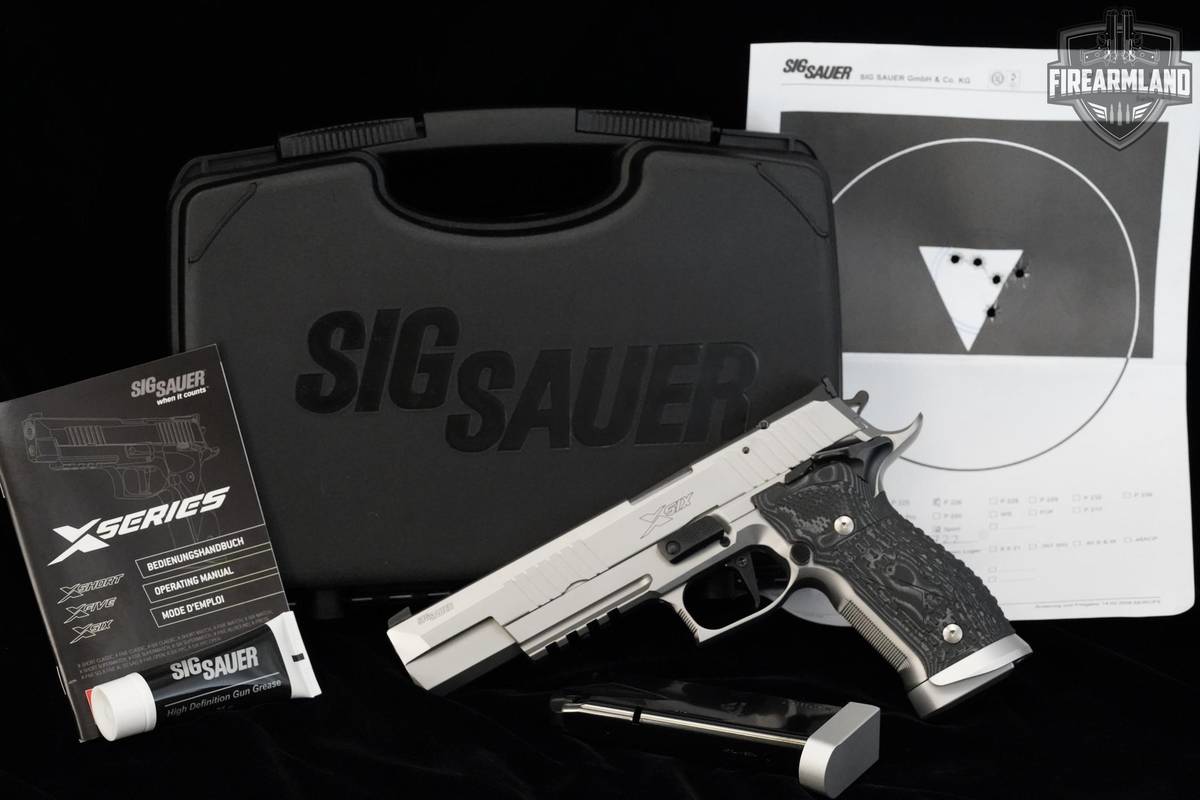 2012-2015 Sig Sauer P226 X-SIX Supermatch German Mastershop 9mm Luger Silver in Factory New Condition Image 2