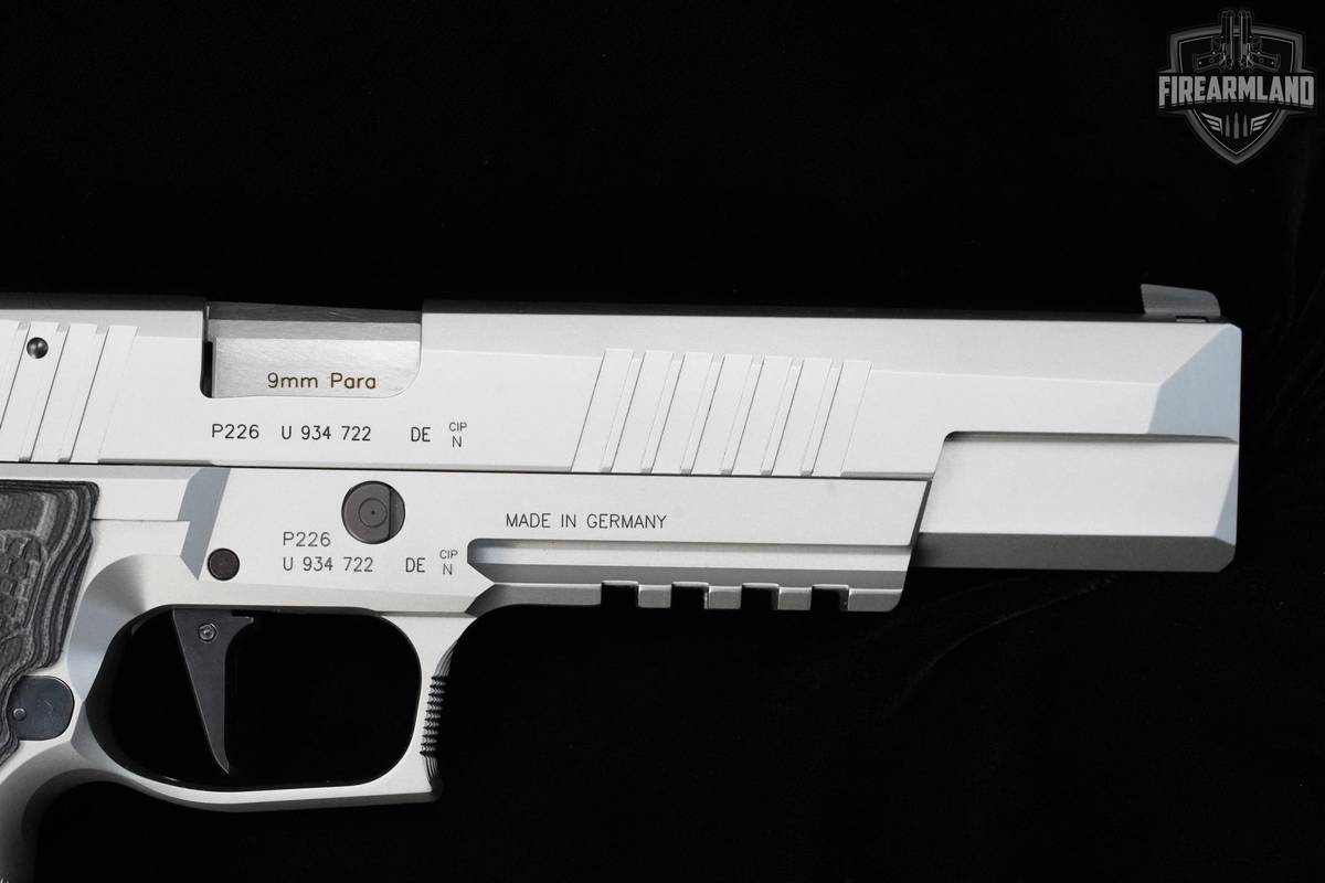 2012-2015 Sig Sauer P226 X-SIX Supermatch German Mastershop 9mm Luger Silver in Factory New Condition Image 5