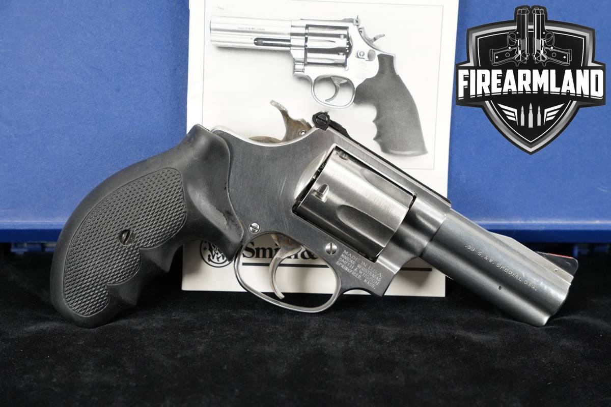 Smith & Wesson Model 60-4 38 Special S&W 3" Stainless +ORIG CASE