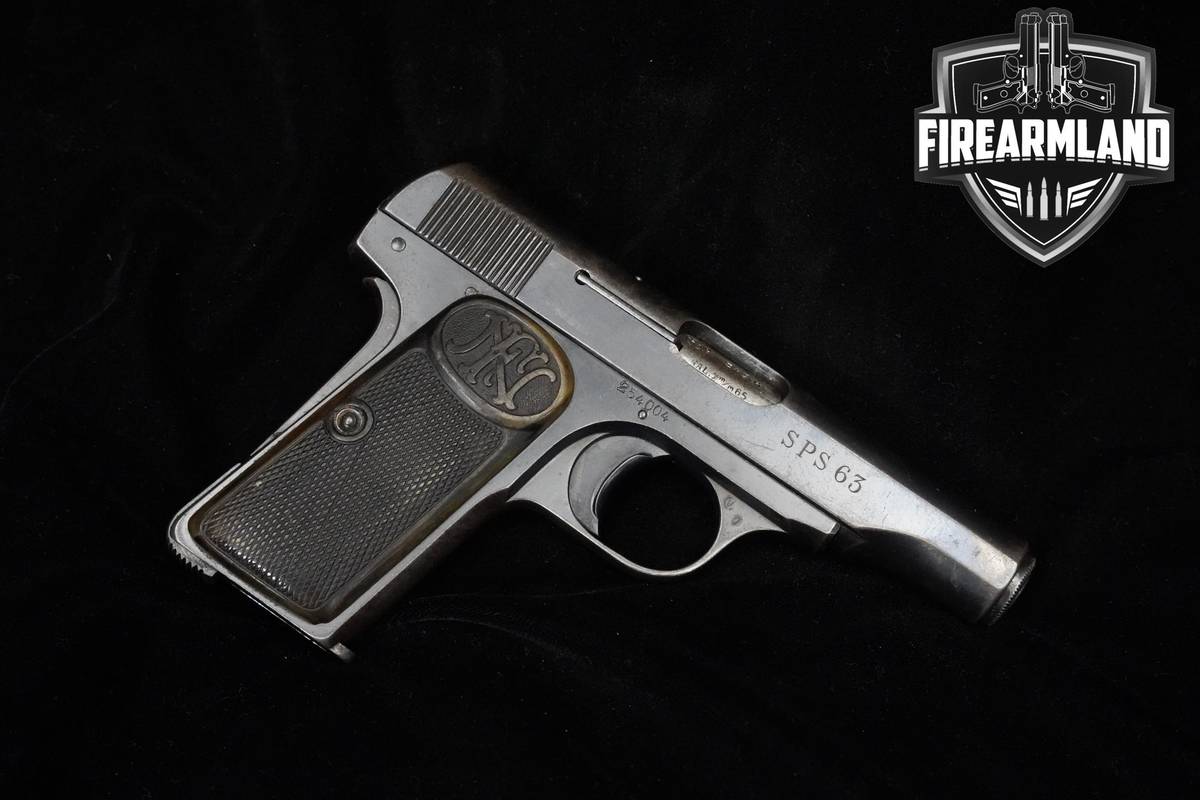 ANTIQUE FN Model 1910 32 Auto (765 Browning) 3.4" Blued FN 1910