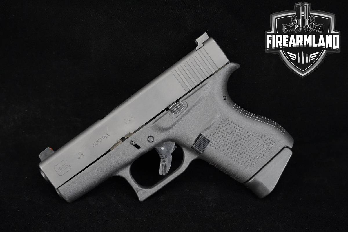 Glock 43 Slimline  9mm Glock G43 G-43 +2 MAGS & ORIG CASE