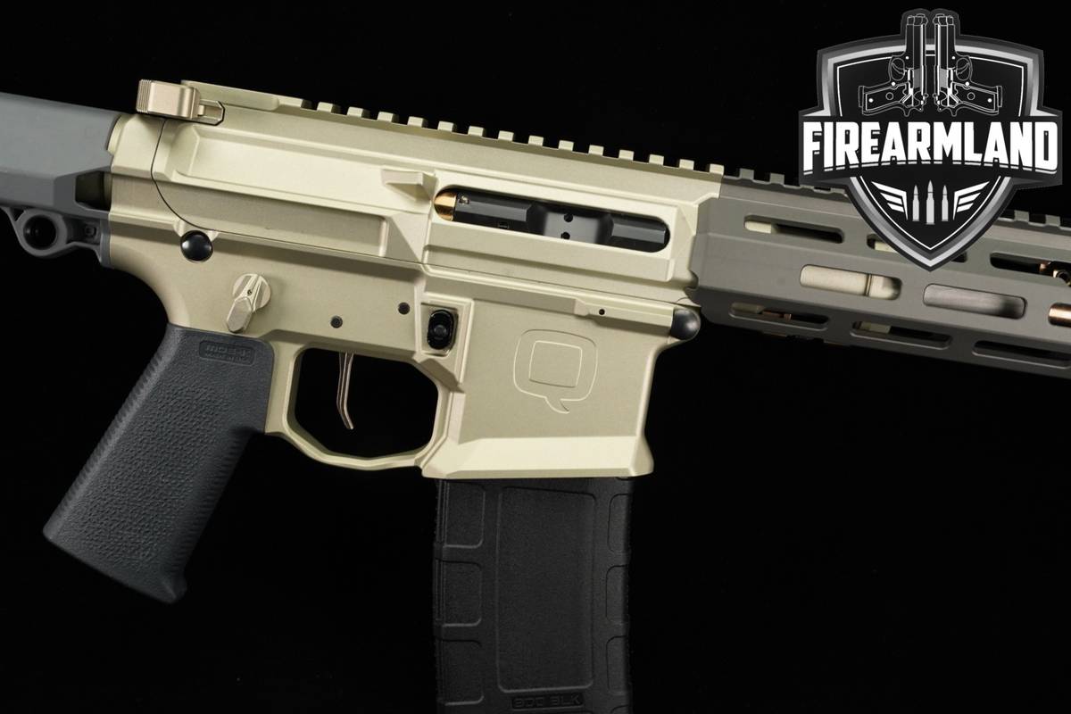 UPGRADES Q Honey Badger Pistol 300 Blackout AR-15 AR15 7" FDE BRACE