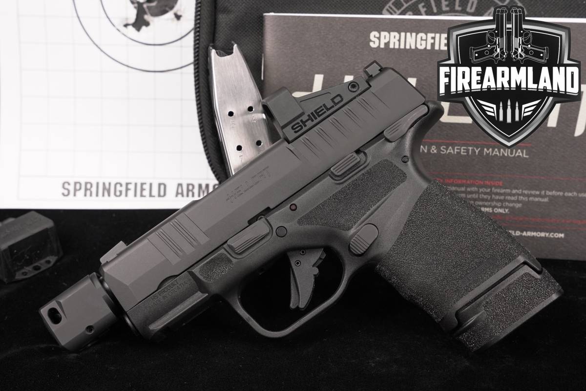 Springfield Armory Hellcat OSP COMP 9mm THREADED +2 MAGS, SHIELD OPTICS