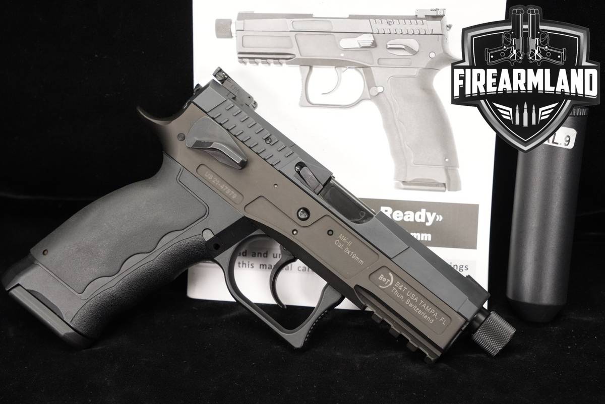 Brugger & Thomet MK-II 9mm 4.3" MkII B&T Mark 2 DA/SA THREADED
