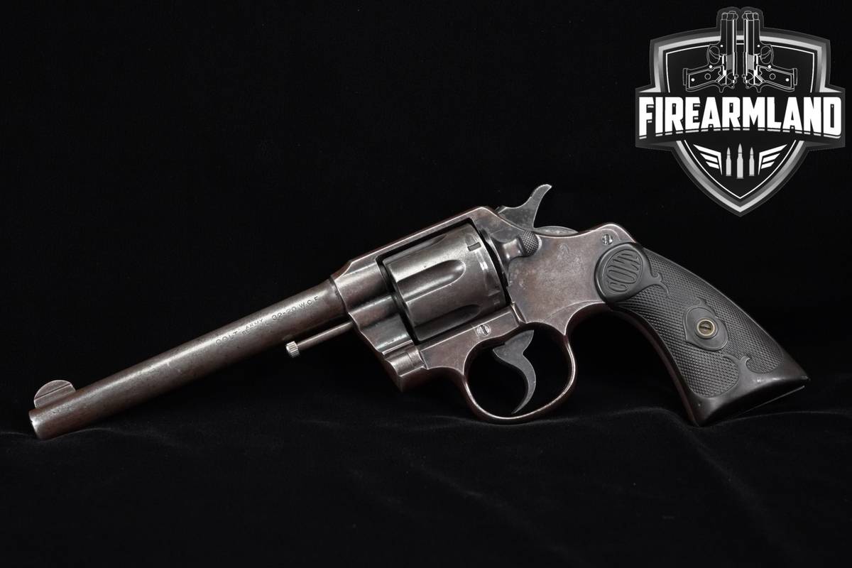 OLD-SCHOOL 1922 Colt Army Special 32-20 Win 6" Blued DA/SA Defense Revolver