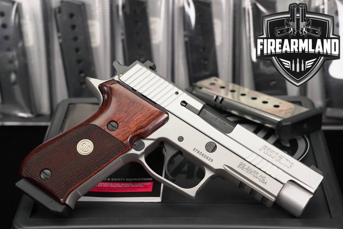 LIMITED Sig Sauer P220 Elite ASE Alloy Stainless TALO Exclusive 4.4" 8MAGS