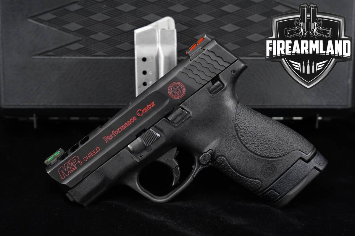 Smith & Wesson S&W M&P9 Shield Performance Center 9mm Ported 3.1" +2 MAGS