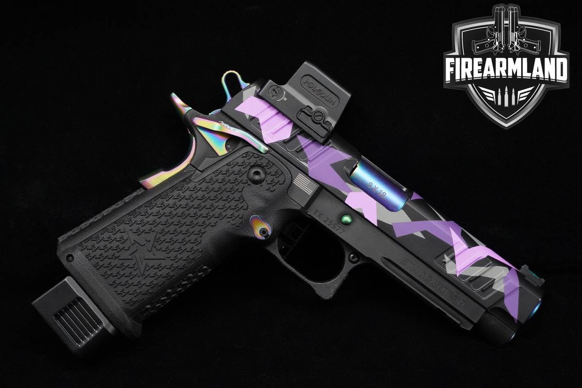 STRIKING Staccato (STI) P 9mm 4.4" Staccato P 2011 +3 MAGS, OG CASE & OPTIC