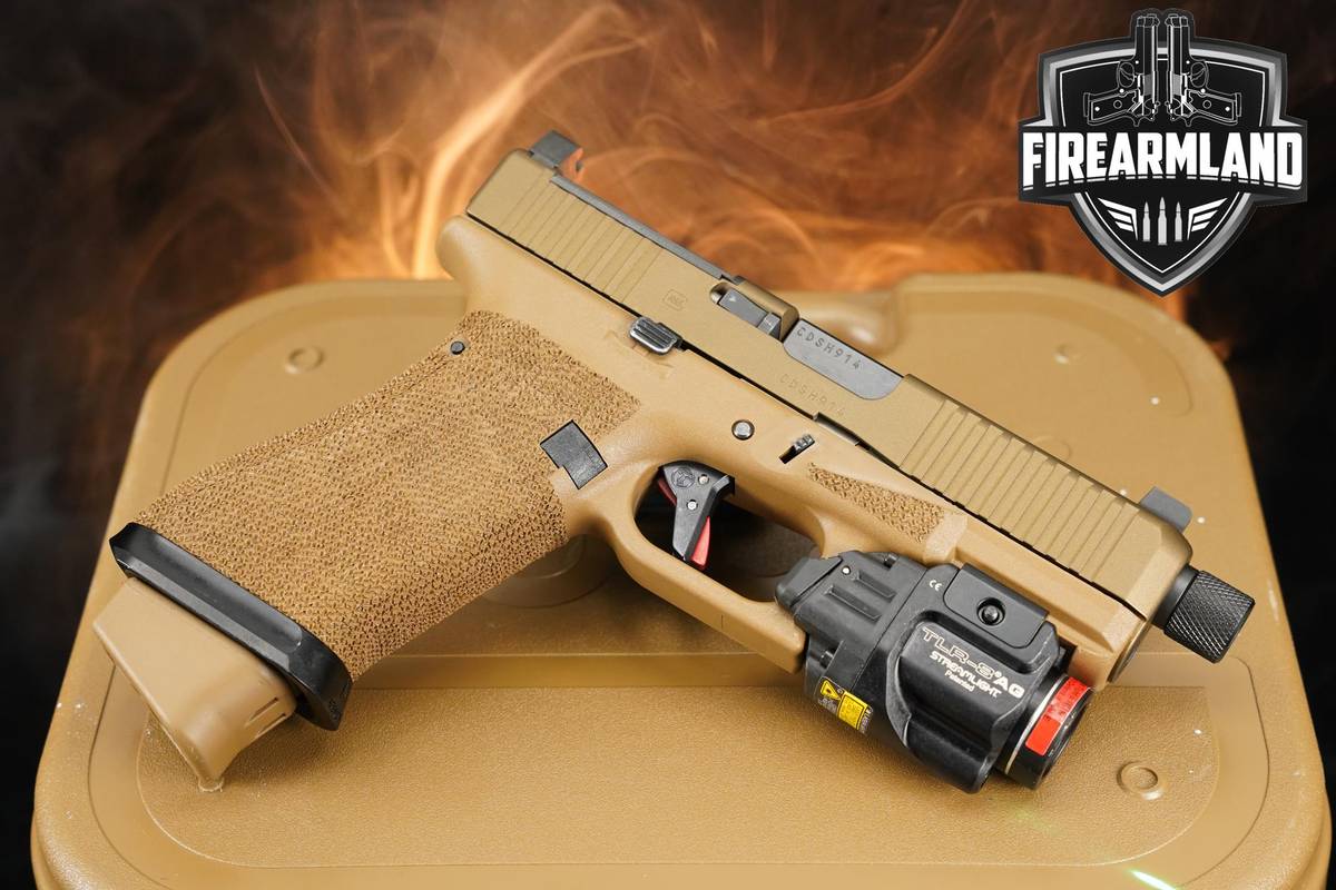 Glock G19X MOS Threaded Barrel 9mm 4.5" Coyote +3 MAGS & ORIG CASE