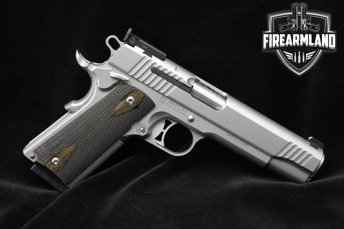 Sig Sauer 1911 Traditional Match Elite Stainless 9mm 1911 2MAGS & ORIG CASE