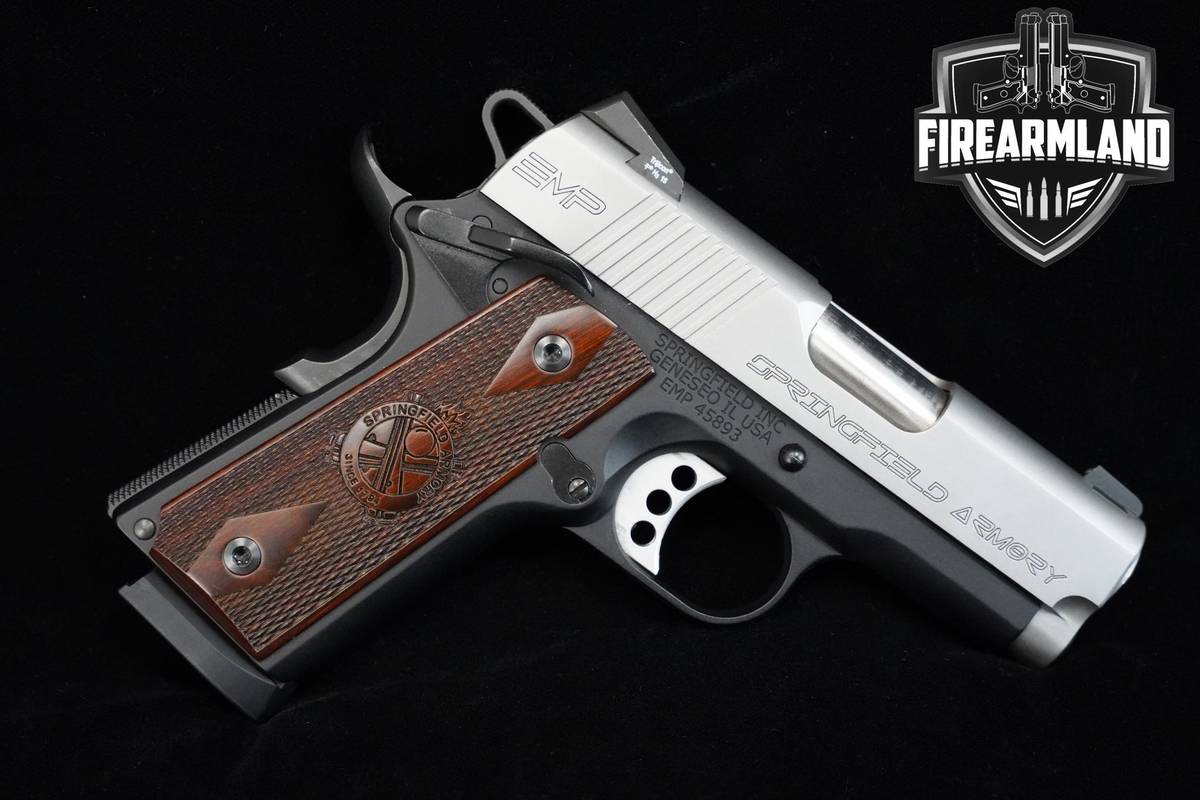 Springfield Armory 1911 EMP 9mm SA 1911 3" Two-Tone EMP 1911-A1 +ORIG CASE