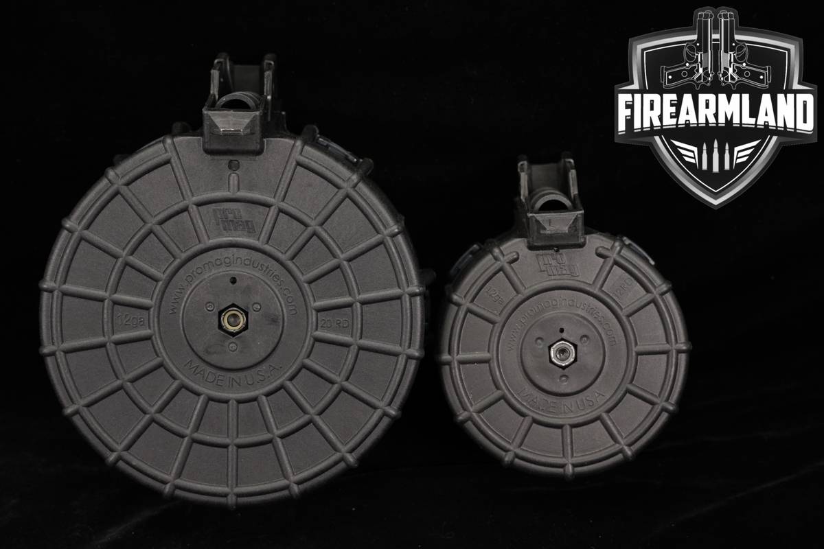 TWO (2) Pro Mag Saiga Drum Magazines 12 Gauge Mags