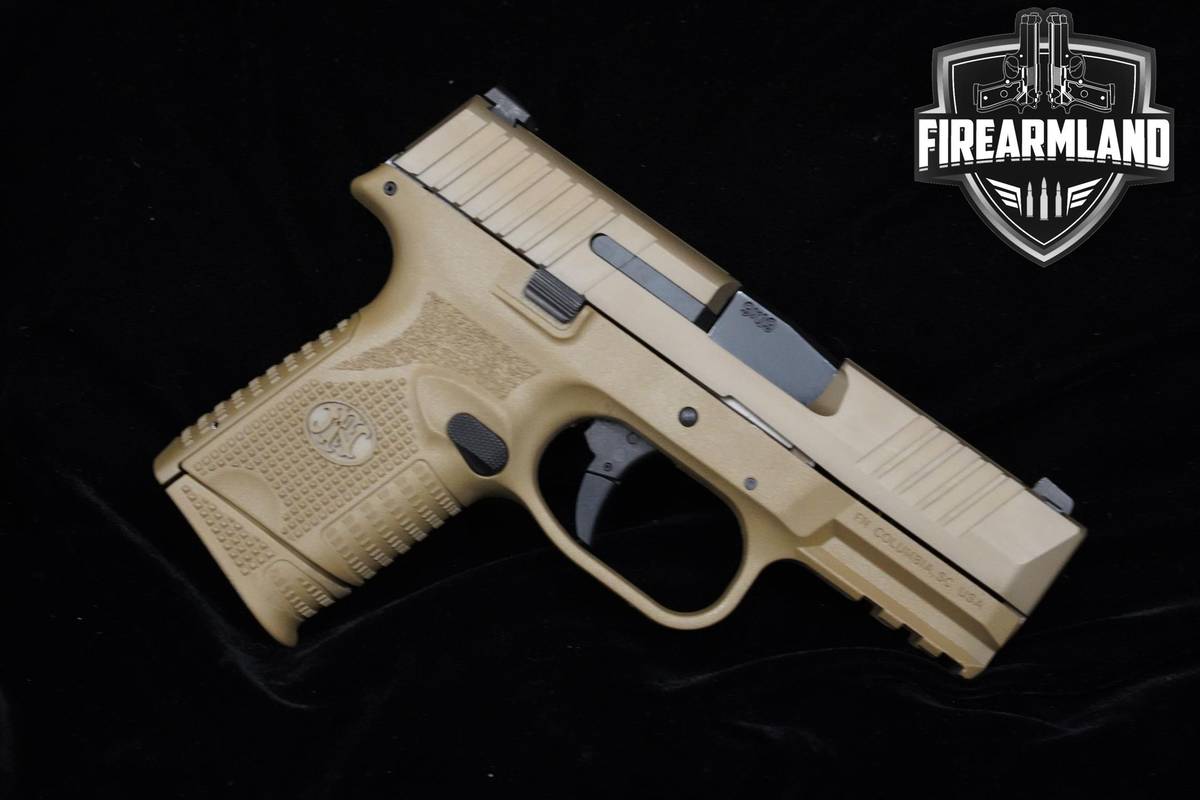 FN Model 509C Compact 9mm 3.7" FDE FN 509C 509-C +ORIG CASE & HOLSTER
