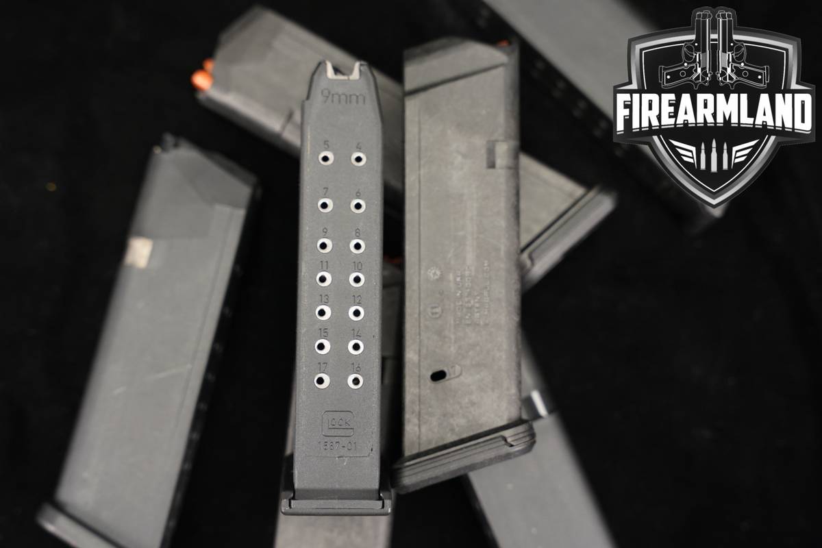 SEVEN (7) Glock / Magpul G17 17 Round Magazines 9mm Luger PMAG17 GL9 Mags