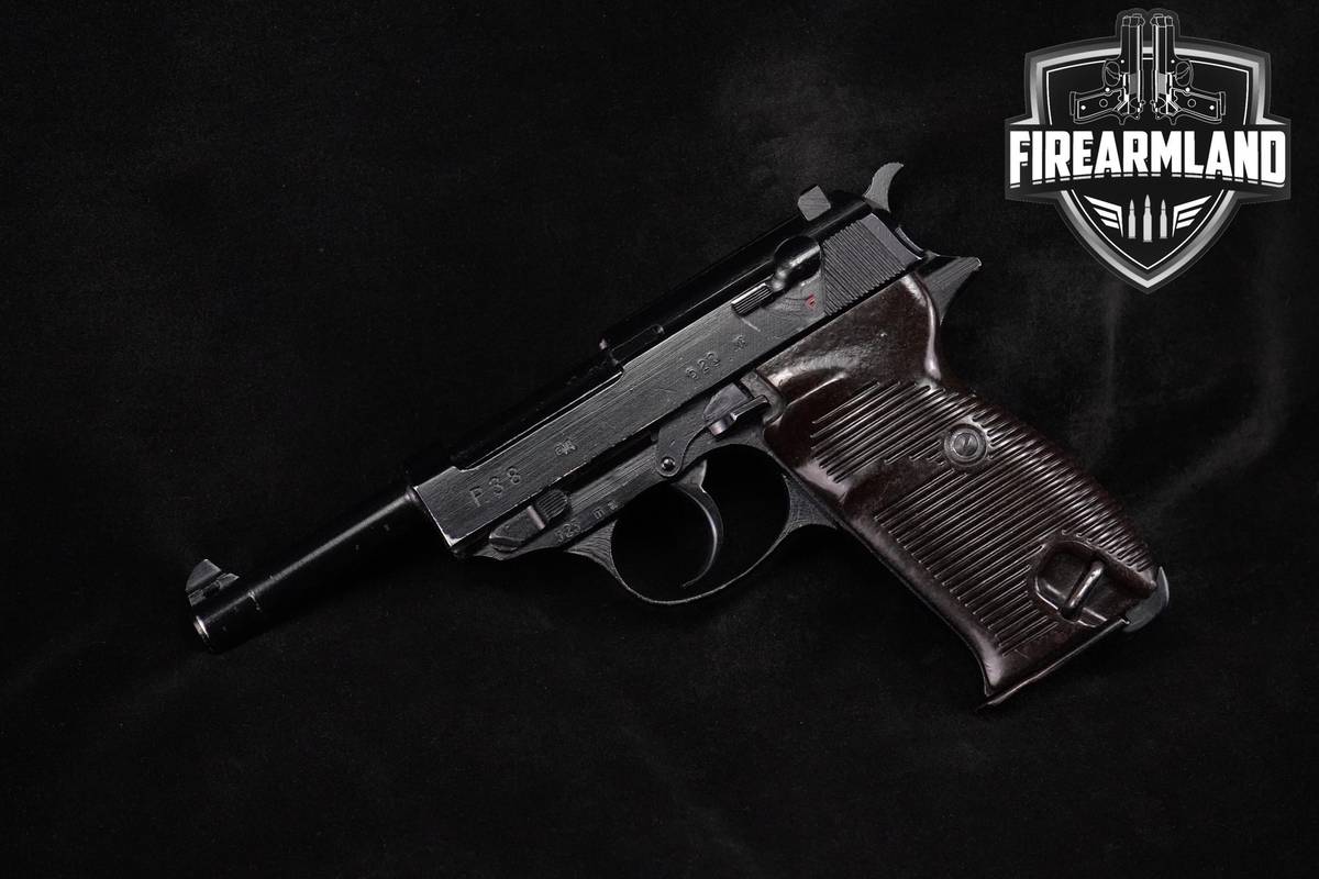THIRD-REICH 1944 Spreewerk Cyq P.38 9mm 4.9" Blued P38 P-38 WW2 +HOLSTER