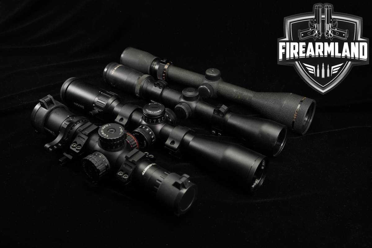 Four Scope Lot 4 Pack Hawke Sniper VT Simmons Burris Riflescope Scopes