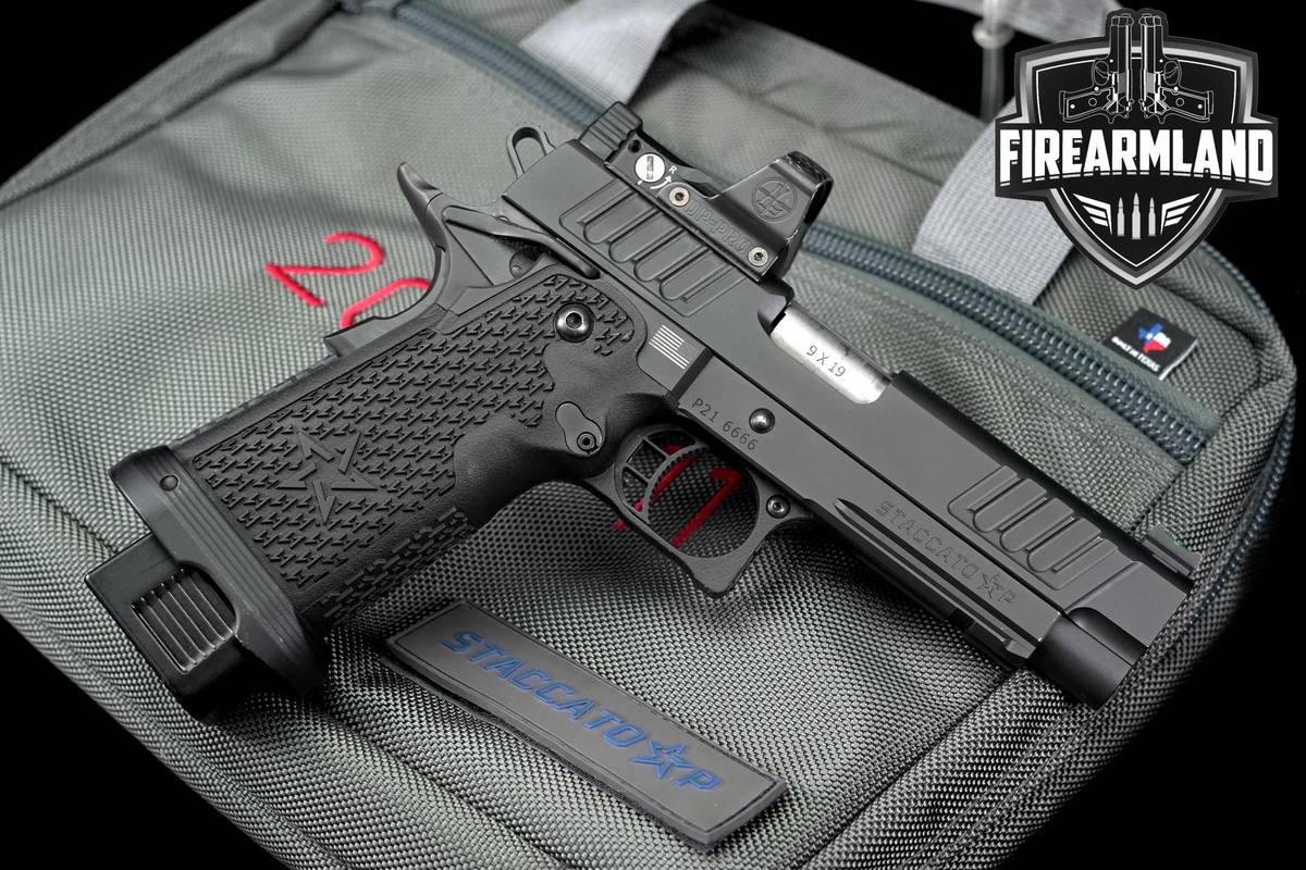 Staccato STI P G2 Grip 9mm 1911 4.15" 2011 DPP +3 MAGS, OG CASE & OPTIC